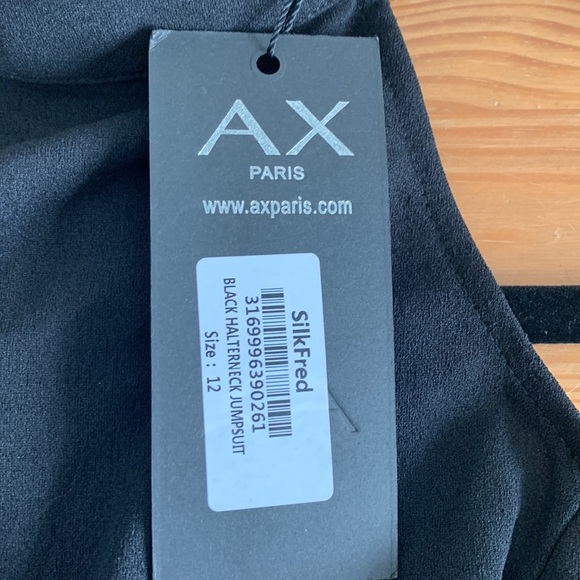 AX PARIS, Black, Jumpsuit, Size 12 - Picture 4 of 7